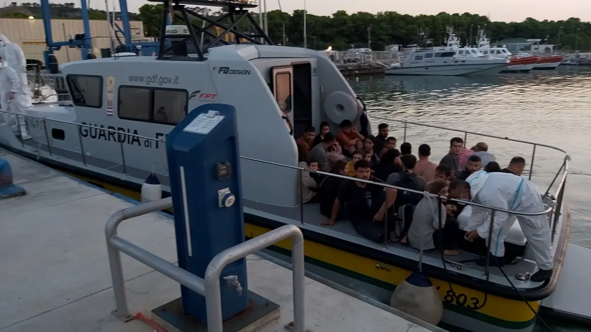 Roccella Ionica, soccorsi 110 migranti