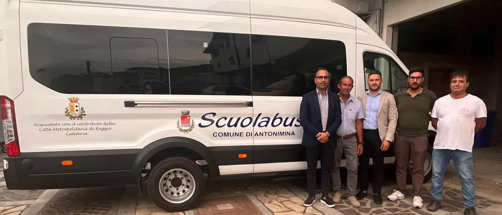 Dalla Città Metropolitana un nuovo scuolabus per il Comune di Antonimina