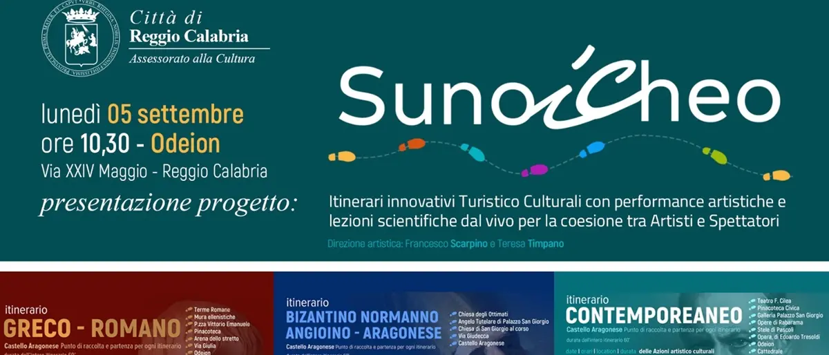 Reggio, lunedì la presentazione del progetto \"Sunoicheo\"