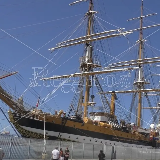 L’Amerigo Vespucci tornerà a Reggio Calabria: approdo previsto per il prossimo 2 maggio