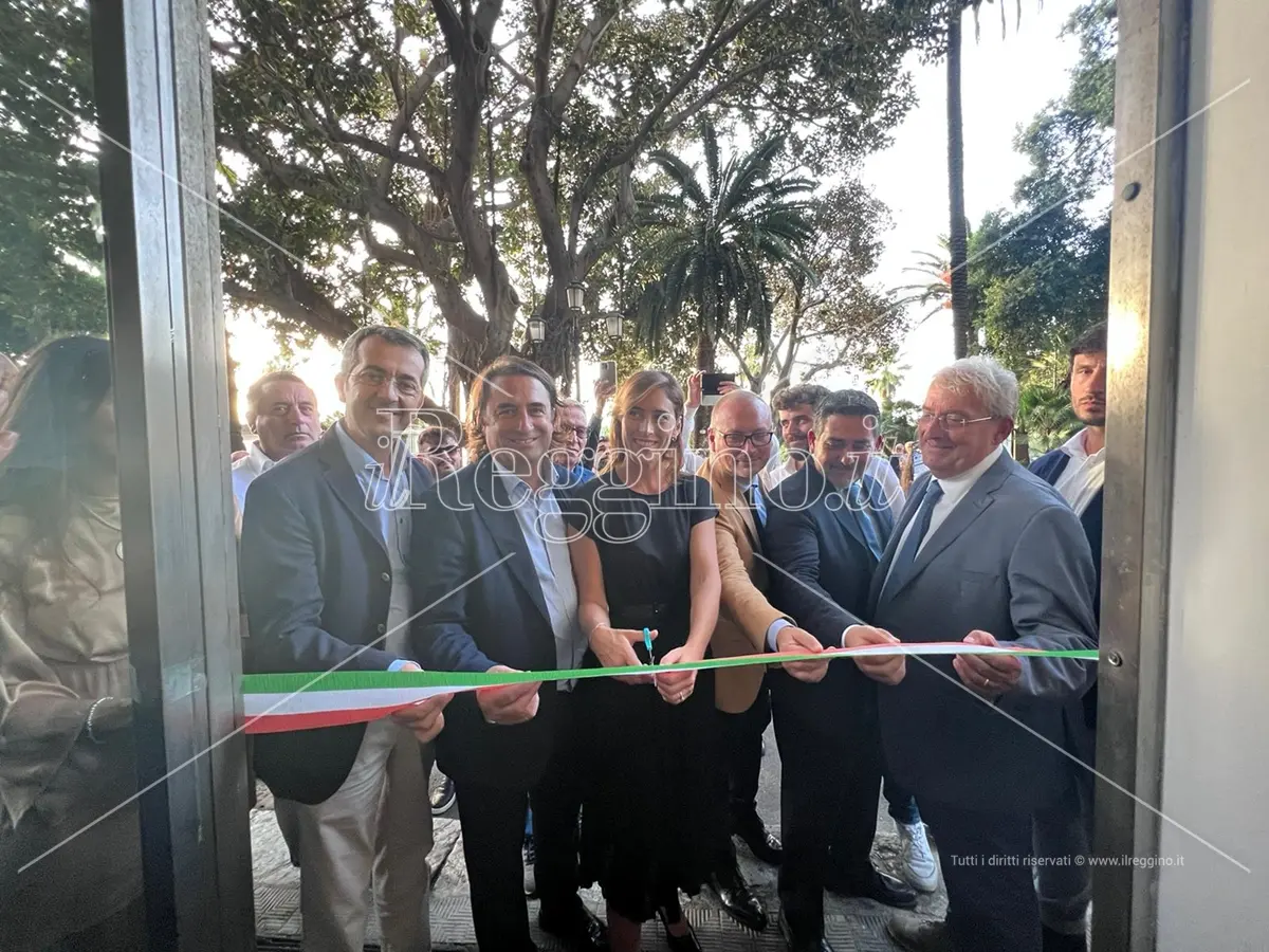 Politiche 2022, la Boschi arriva a Reggio e punta sul porto di Gioia Tauro