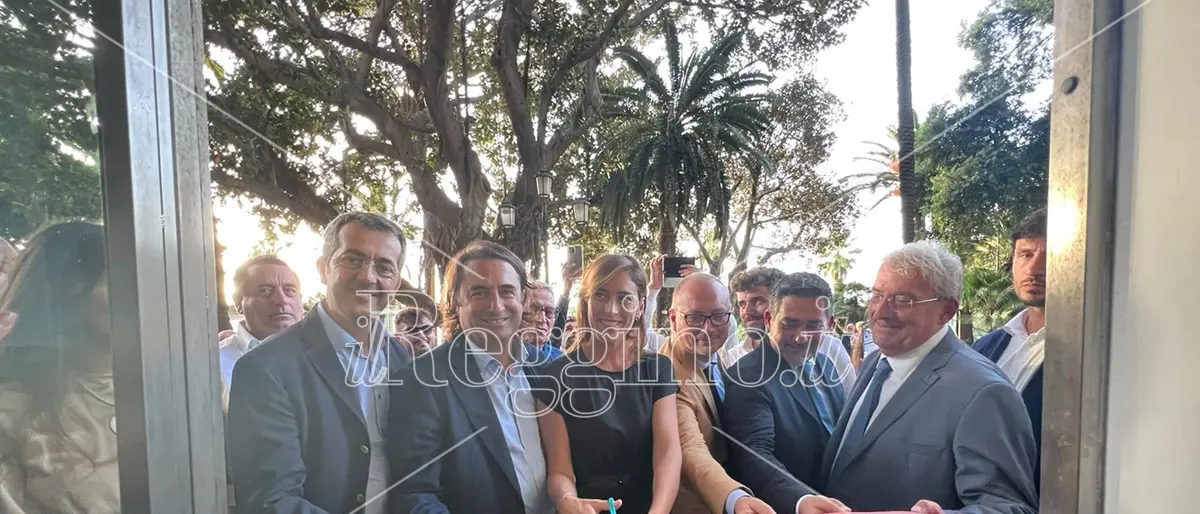 Politiche 2022, la Boschi arriva a Reggio e punta sul porto di Gioia Tauro