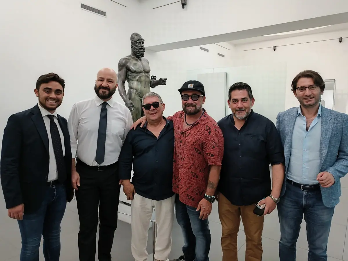 Museo di Reggio, Tiromancino stregati dalla bellezza dei Bronzi di Riace