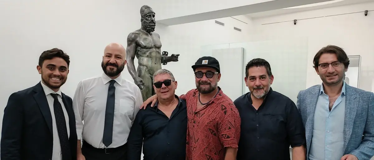 Museo di Reggio, Tiromancino stregati dalla bellezza dei Bronzi di Riace