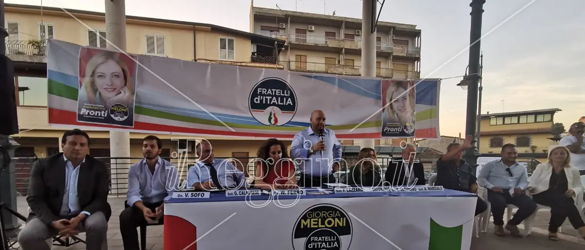 Taurianova, i candidati di FdI incontrano gli elettori: «Serve il vostro aiuto per risollevare la Calabria»