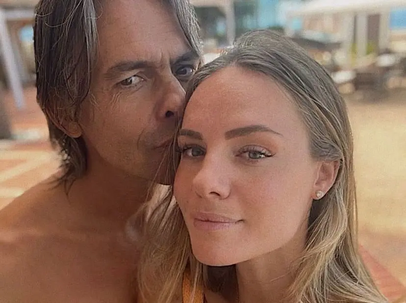 Pippo Inzaghi e Angela Robusti, quanta Reggio sui social della coppia