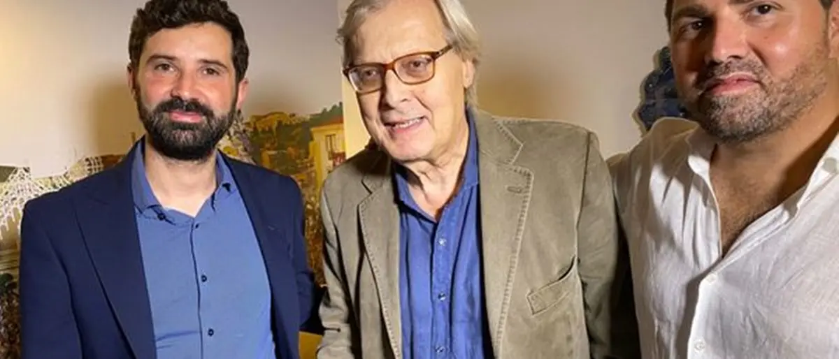 Palmi, Vittorio Sgarbi in visita nella città della Varia