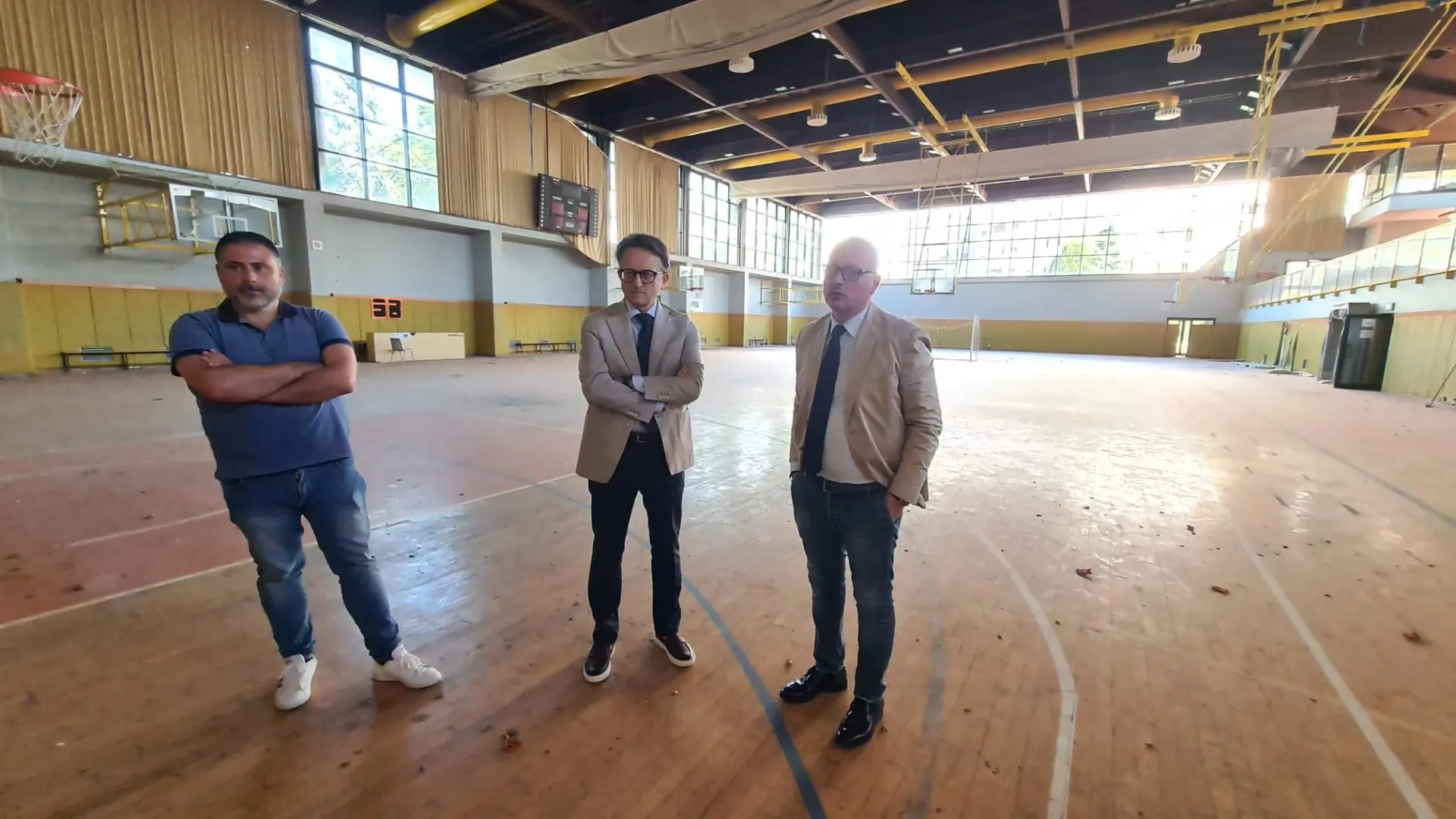 Al via i lavori per il nuovo Pianeta Viola, un milione e mezzo per la casa del basket reggino
