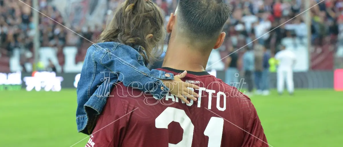 Reggina, l’addio di Canotto: «Stesse sensazioni di 13 anni fa»