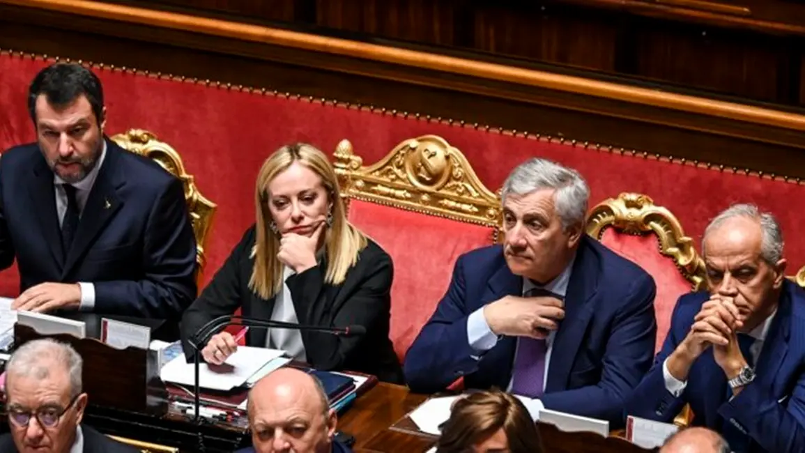 MATTEO SALVINI MINISTRO GIORGIA MELONI PREMIER ANTONIO TAJANI MINISTRO MATTEO PIANTEDOSI MINISTRO GIUSEPPE VALDITARA MINISTRO GILBERTO PICHETTO FRATIN MINISTRO ANNA MARIA BERNINI MINISTRO , IMAGOECONOMICA