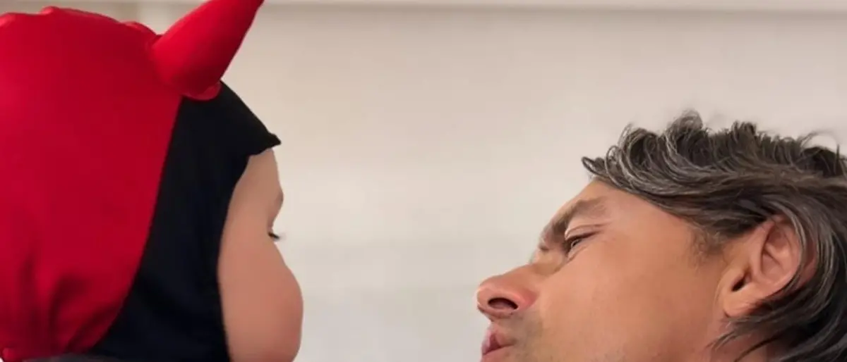 Halloween a casa Inzaghi, il piccolo Edo in maschera