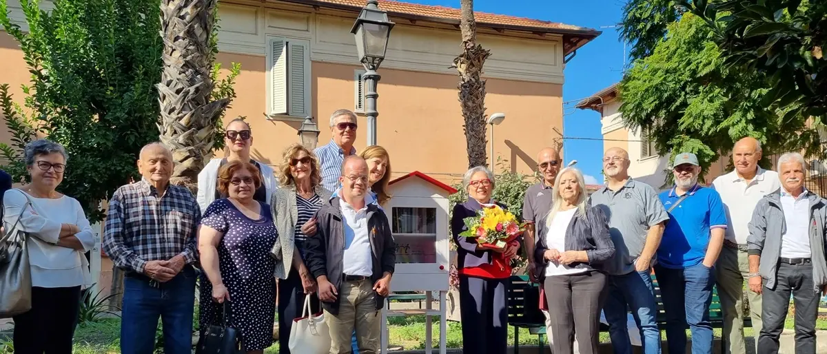 Reggio, la biblioteca solidale Ail nella piazzetta rione Ferrovieri Pescatori