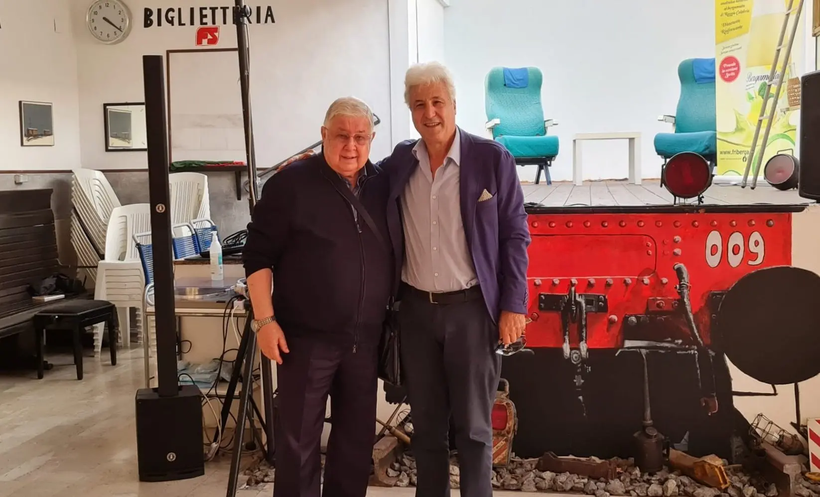 Reggio Calabria, Pippo Callipo visita la sede di Incontriamoci sempre