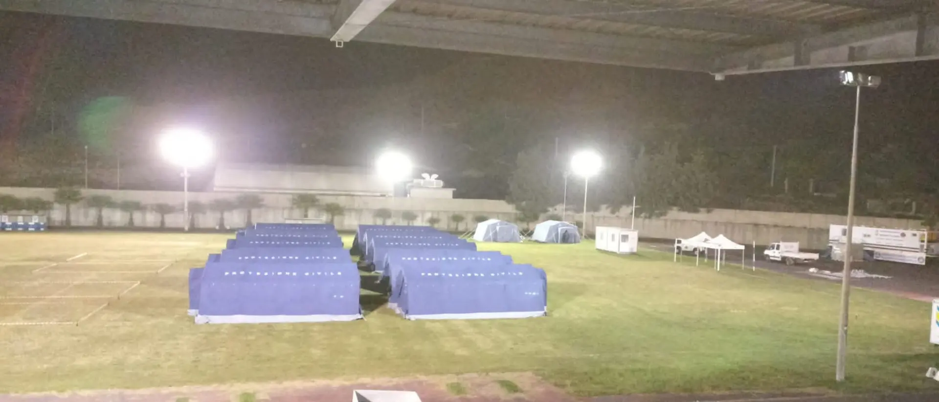 Simulazione terremoto, a Bova Marina la tendopoli per accogliere la popolazione