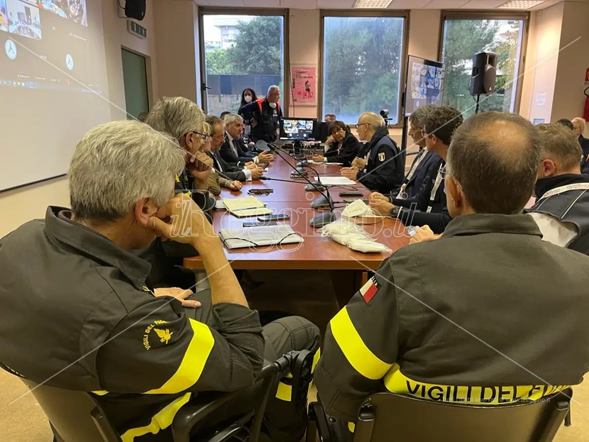 Sisma dello Stretto, al Cedir la simulazione della direzione di comando e controllo - VIDEO