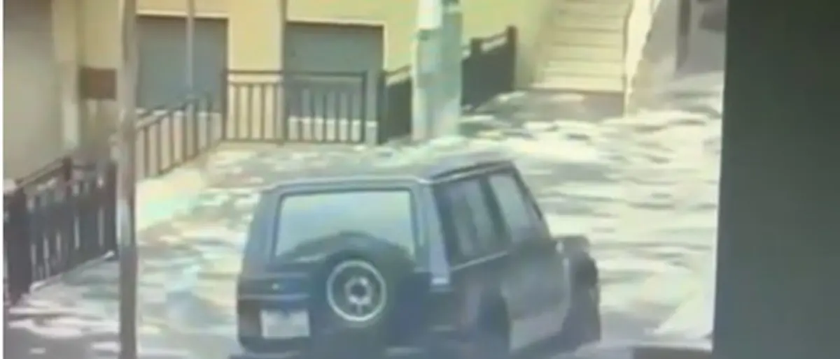 Maltempo a Sant'Eufemia d'Aspromonte, strade come fiumi in piena - VIDEO