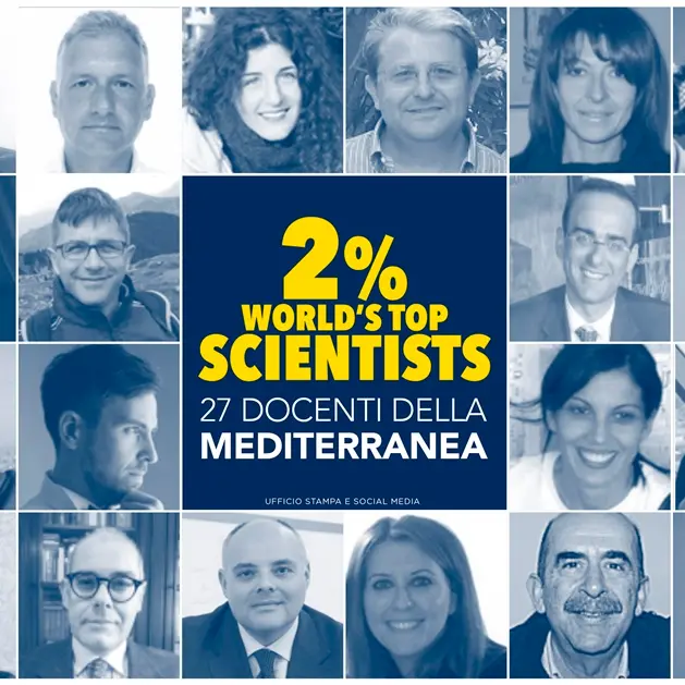 “Top 2% Scientists of the world 2021”, si consolida la presenza della “Mediterranea”