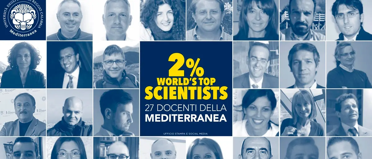 “Top 2% Scientists of the world 2021”, si consolida la presenza della “Mediterranea”