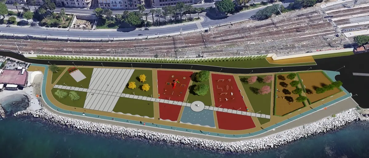 Lungomare di Reggio, ecco come rinasce l'area del tempietto - FOTO