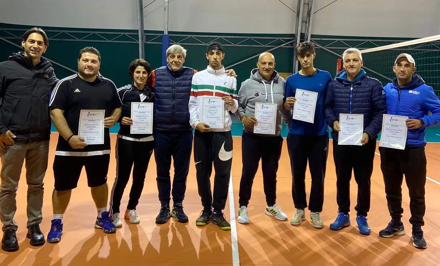 Reggio, concluso con successo il corso per istruttore di Padel