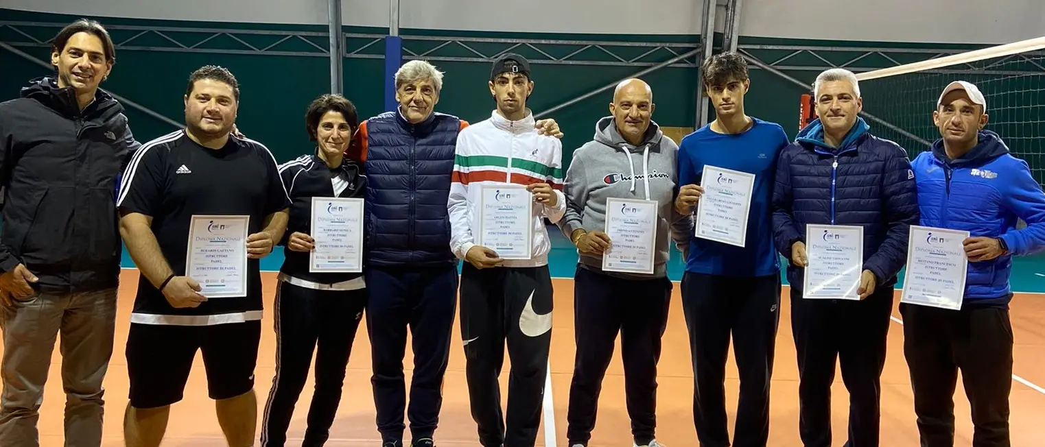 Reggio, concluso con successo il corso per istruttore di Padel