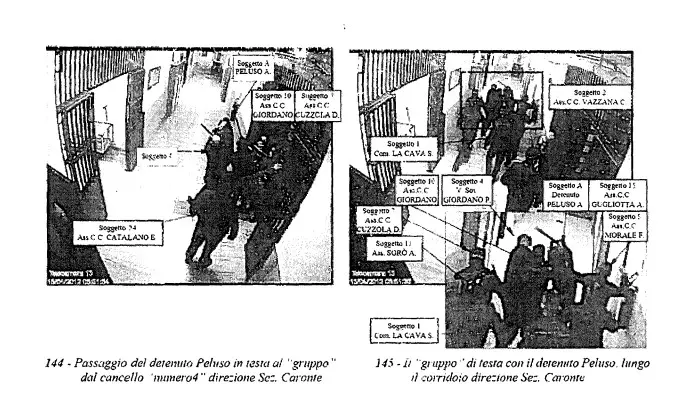 Torture e violenza in carcere a Reggio, così le telecamere hanno filmato il pestaggio