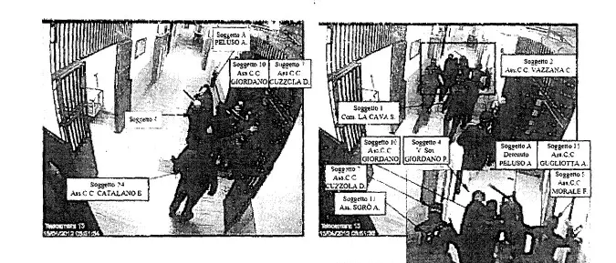 Torture e violenza in carcere a Reggio, così le telecamere hanno filmato il pestaggio