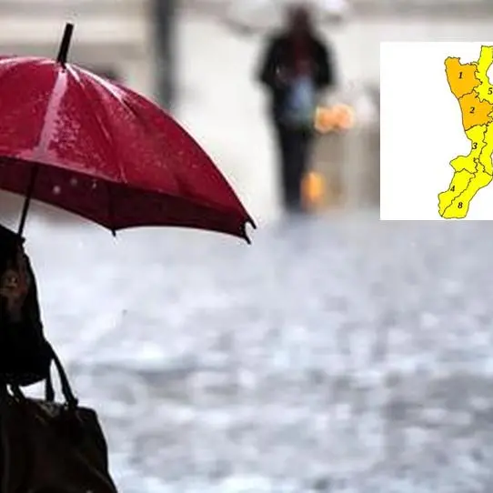Meteo Reggio Calabria, allerta gialla fino a mezzanotte
