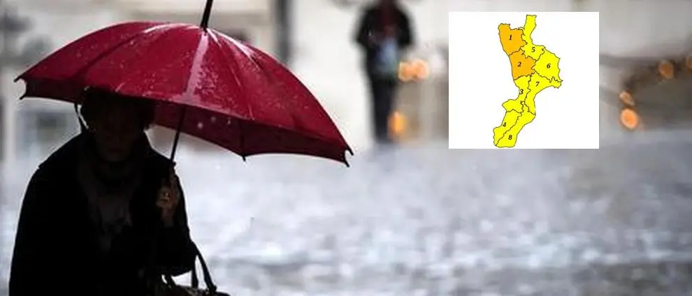Meteo Reggio Calabria, allerta gialla fino a mezzanotte