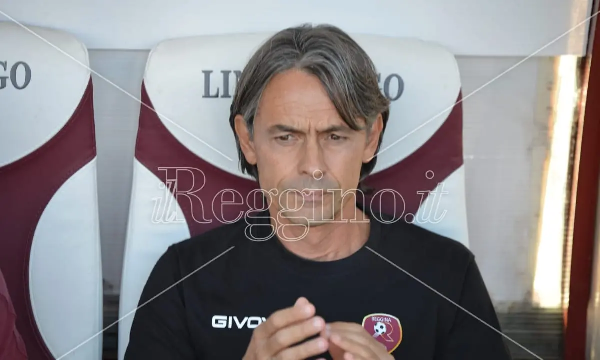 Reggina-Cosenza, Inzaghi: «Voglio portare gli amaranto in A in tre anni»