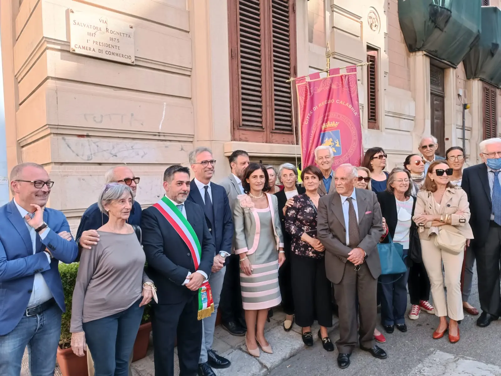 Reggio, strada di fronte la Camera di Commercio intitolata al primo presidente Rognetta