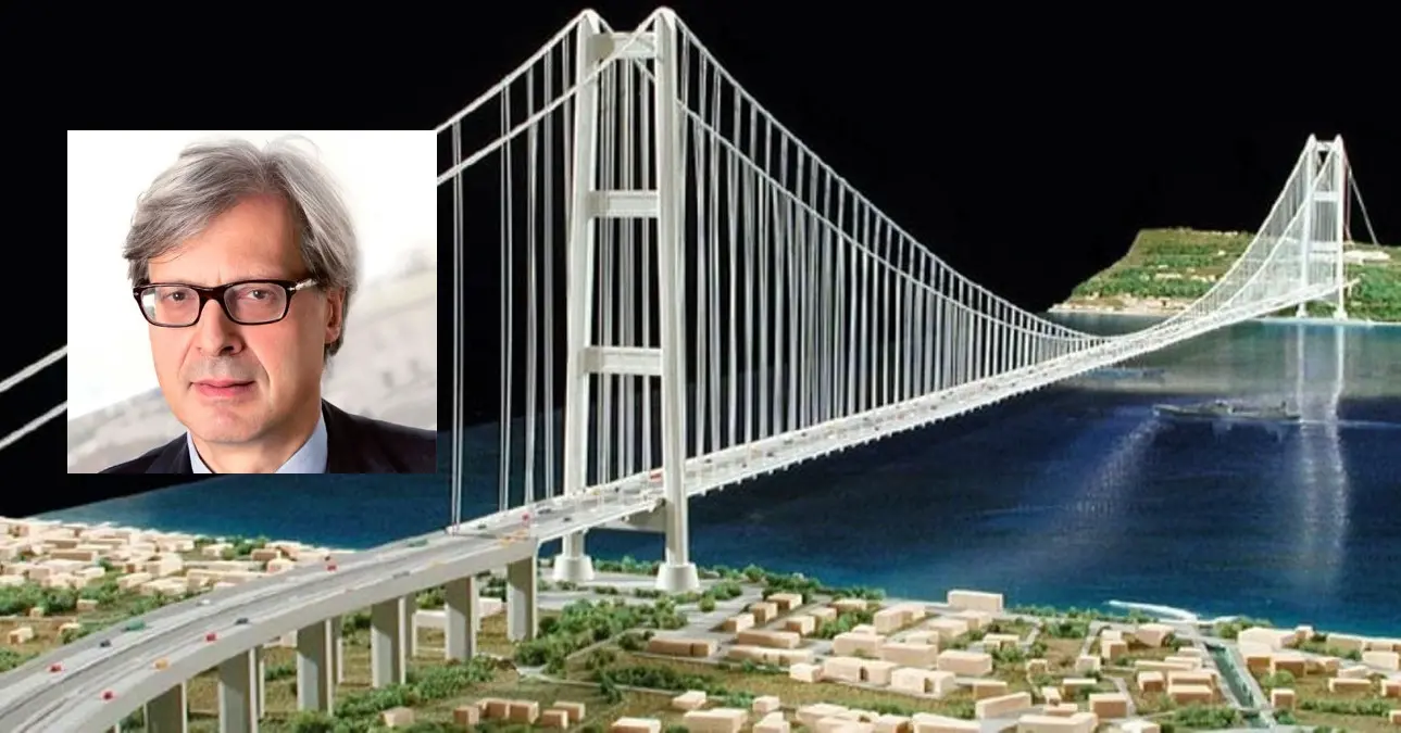Ponte sullo Stretto, Sgarbi: «Idea meravigliosa»