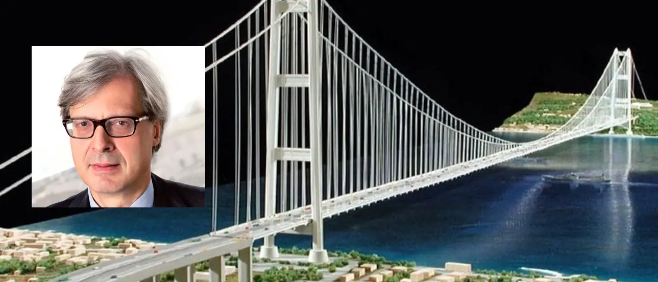 Ponte sullo Stretto, Sgarbi: «Idea meravigliosa»