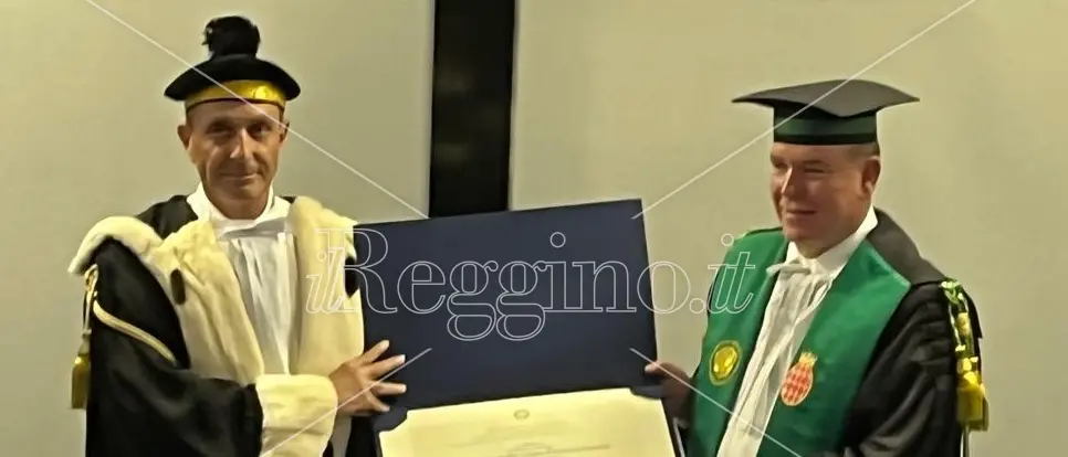 Reggio, il principe Alberto di Monaco si “laurea” alla Mediterranea - VIDEO