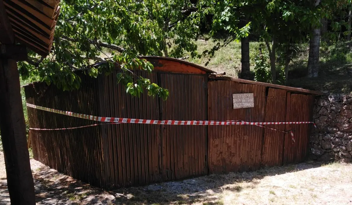 Dissequestrata legnaia del comune di Bova Marina
