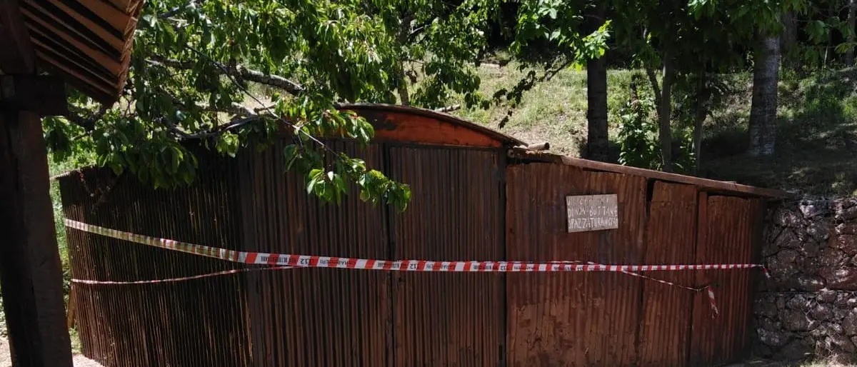 Dissequestrata legnaia del comune di Bova Marina