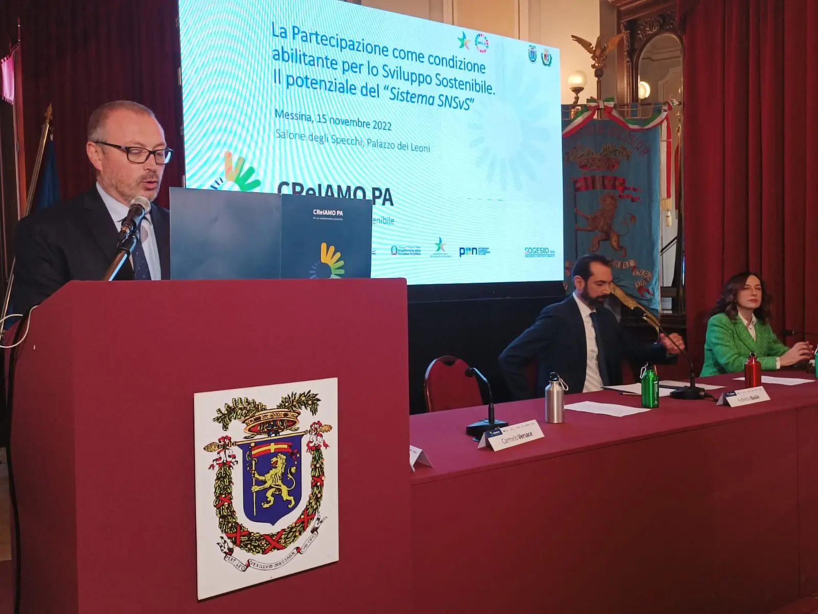 Messina, Versace al workshop di CReIAMO PA: «Tratteniamo i giovani per un lavoro giusto ed equo»
