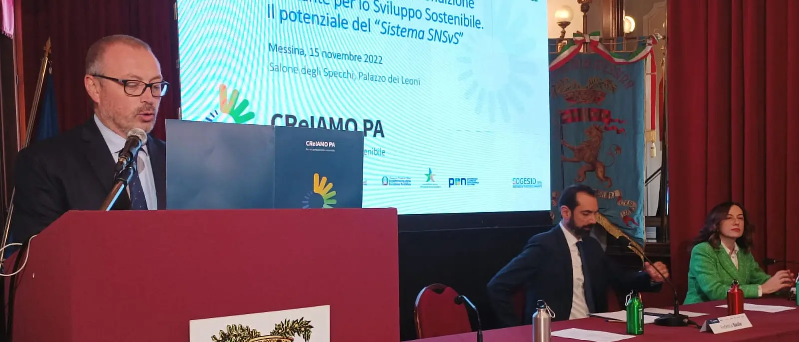 Messina, Versace al workshop di CReIAMO PA: «Tratteniamo i giovani per un lavoro giusto ed equo»