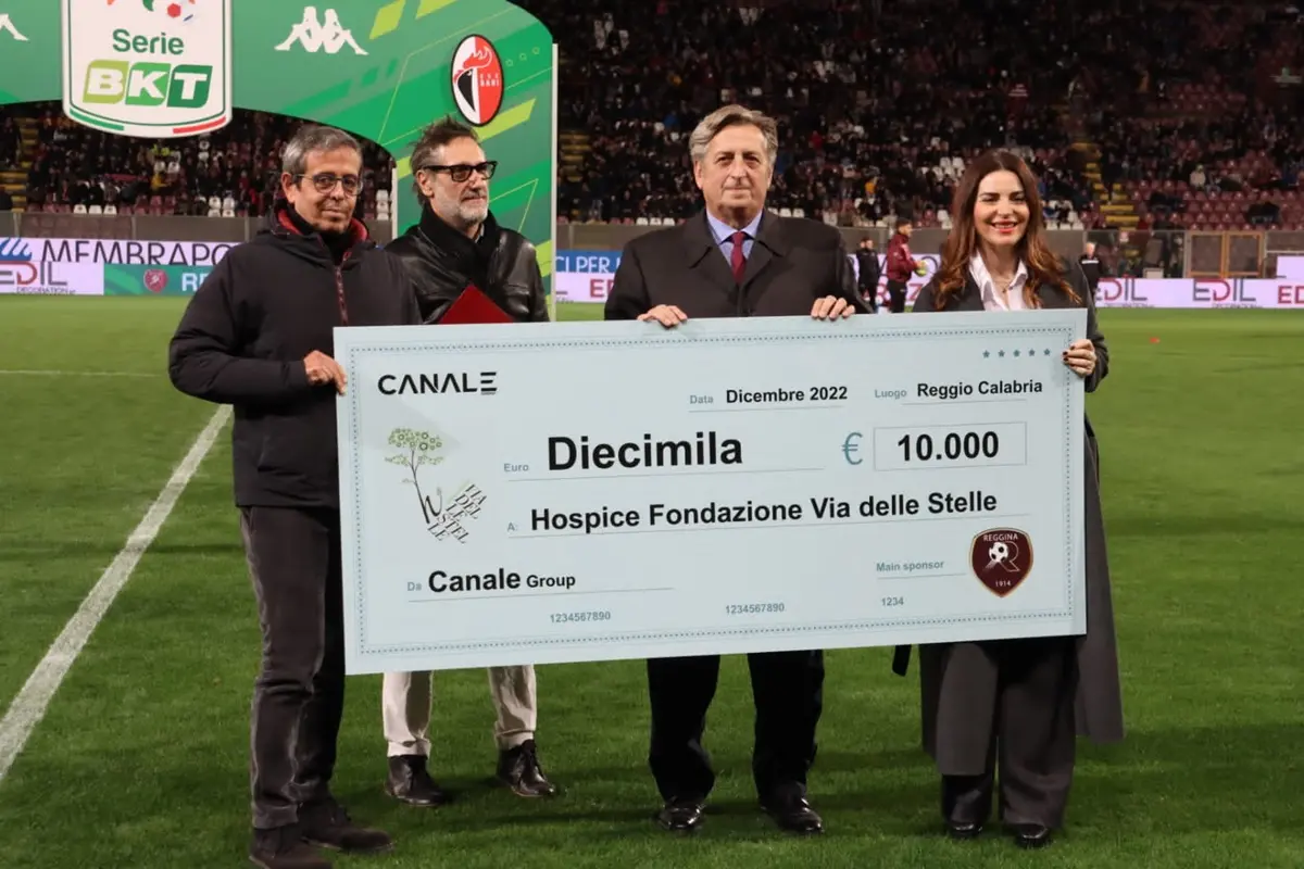 Reggio, la Canale Group dona 10.000 euro all'Hospice Via delle stelle