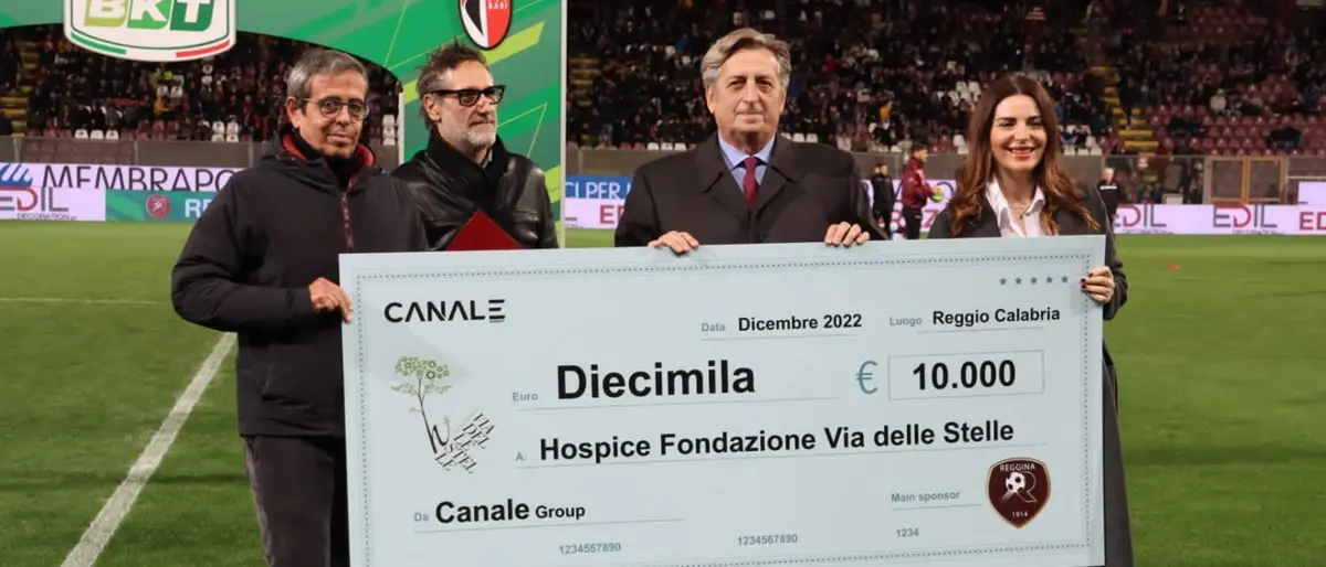 Reggio, la Canale Group dona 10.000 euro all'Hospice Via delle stelle