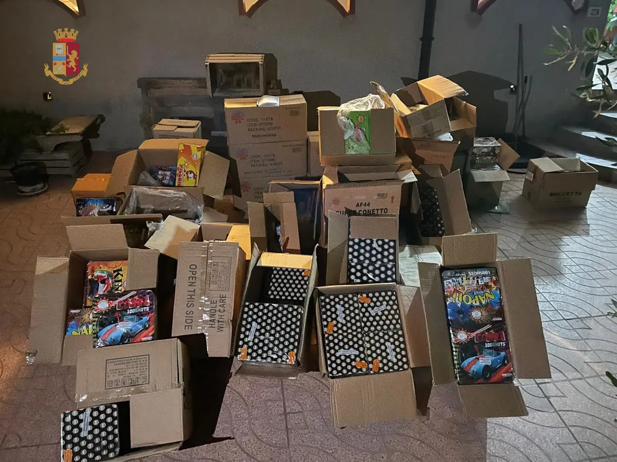 Brancaleone, sequestrati 41 chili di giochi pirotecnici