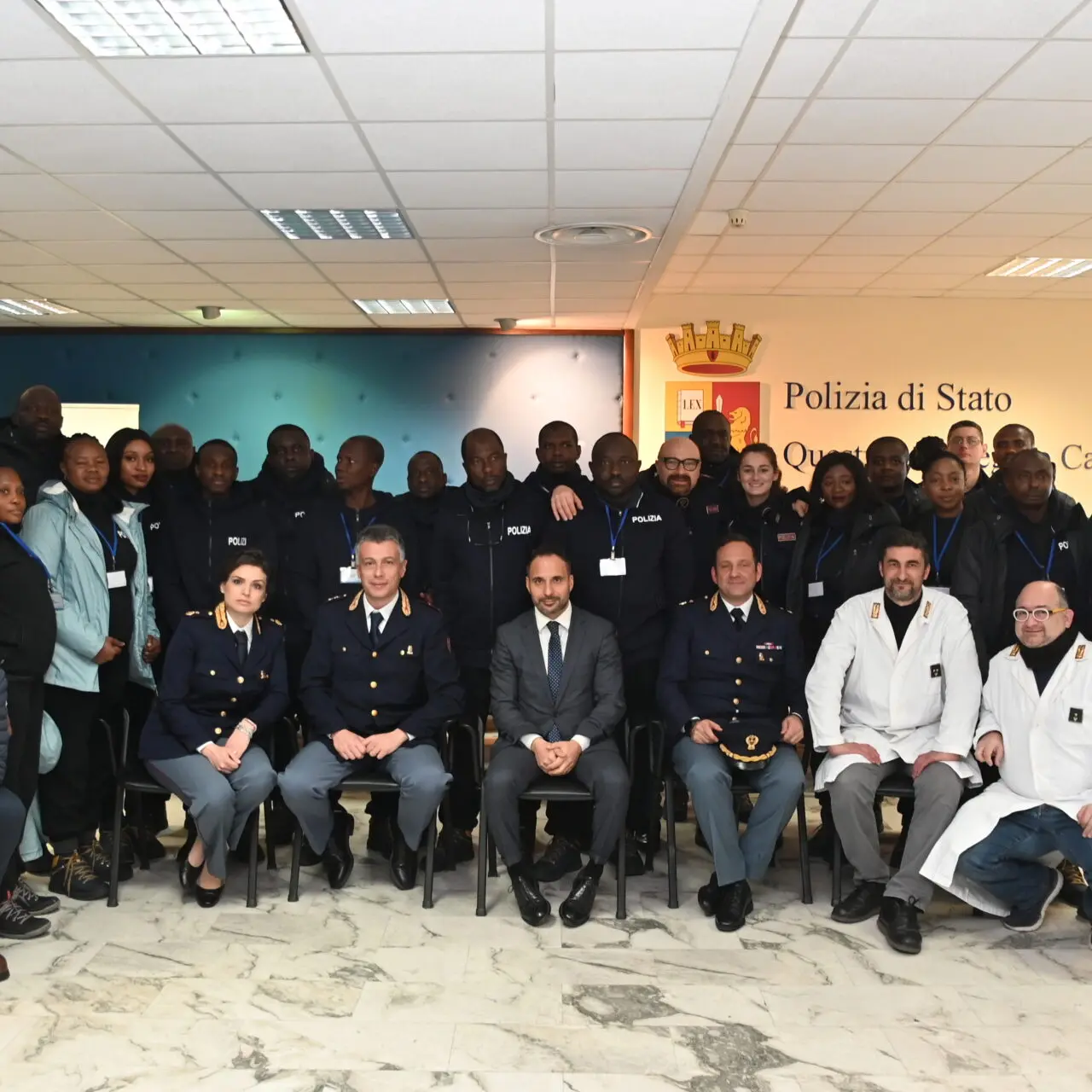 Reggio, poliziotti nigeriani in Questura per un corso di specializzazione