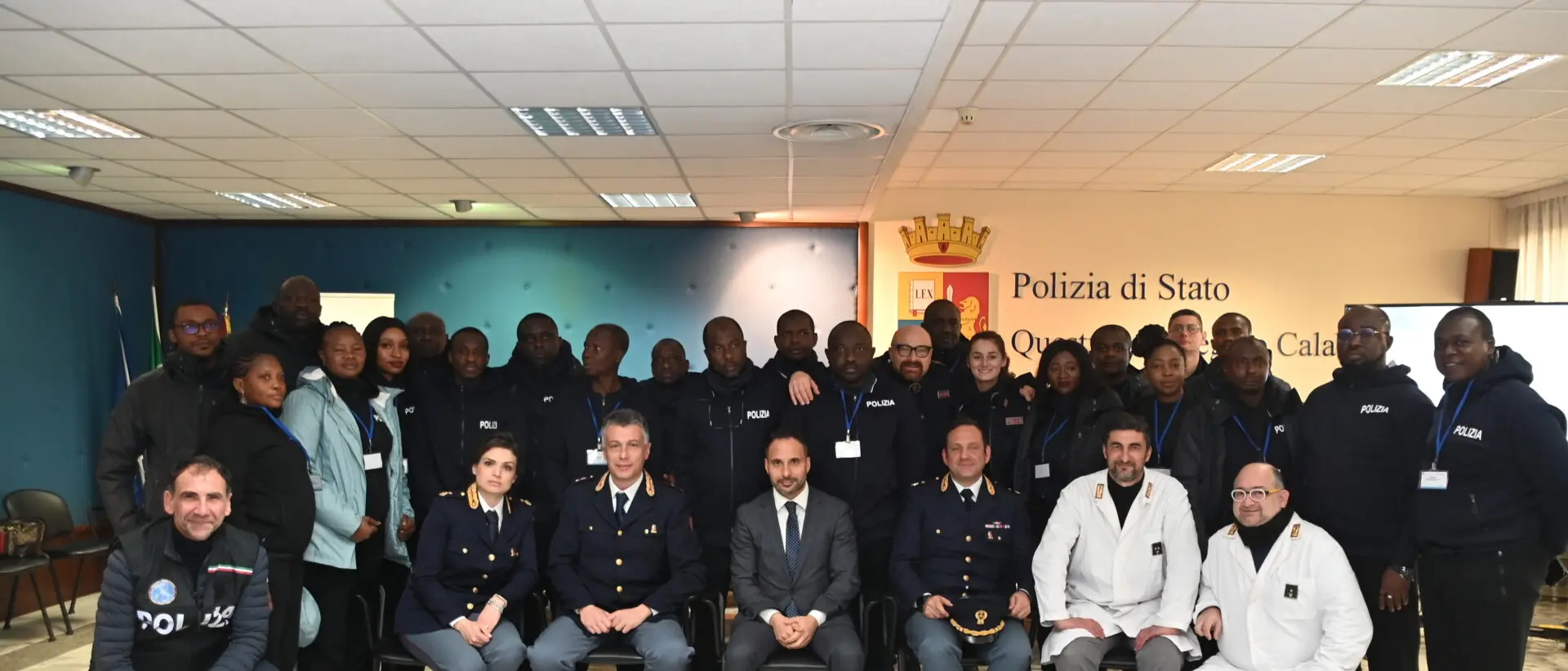 Reggio, poliziotti nigeriani in Questura per un corso di specializzazione