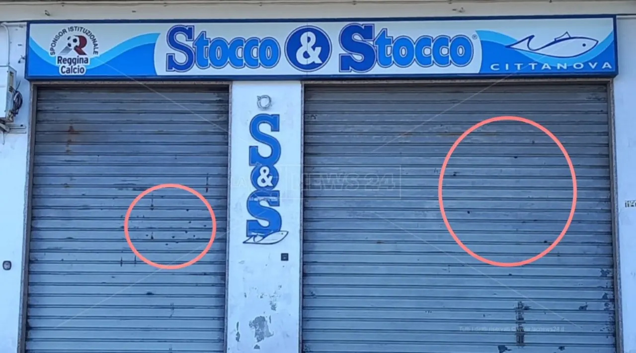 Vibo, colpi d’arma da fuoco contro saracinesca \"Stocco&Stocco\": danni ingenti