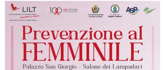 Palazzo San Giorgio apre le sue porte alla \"Prevenzione al femminile\"