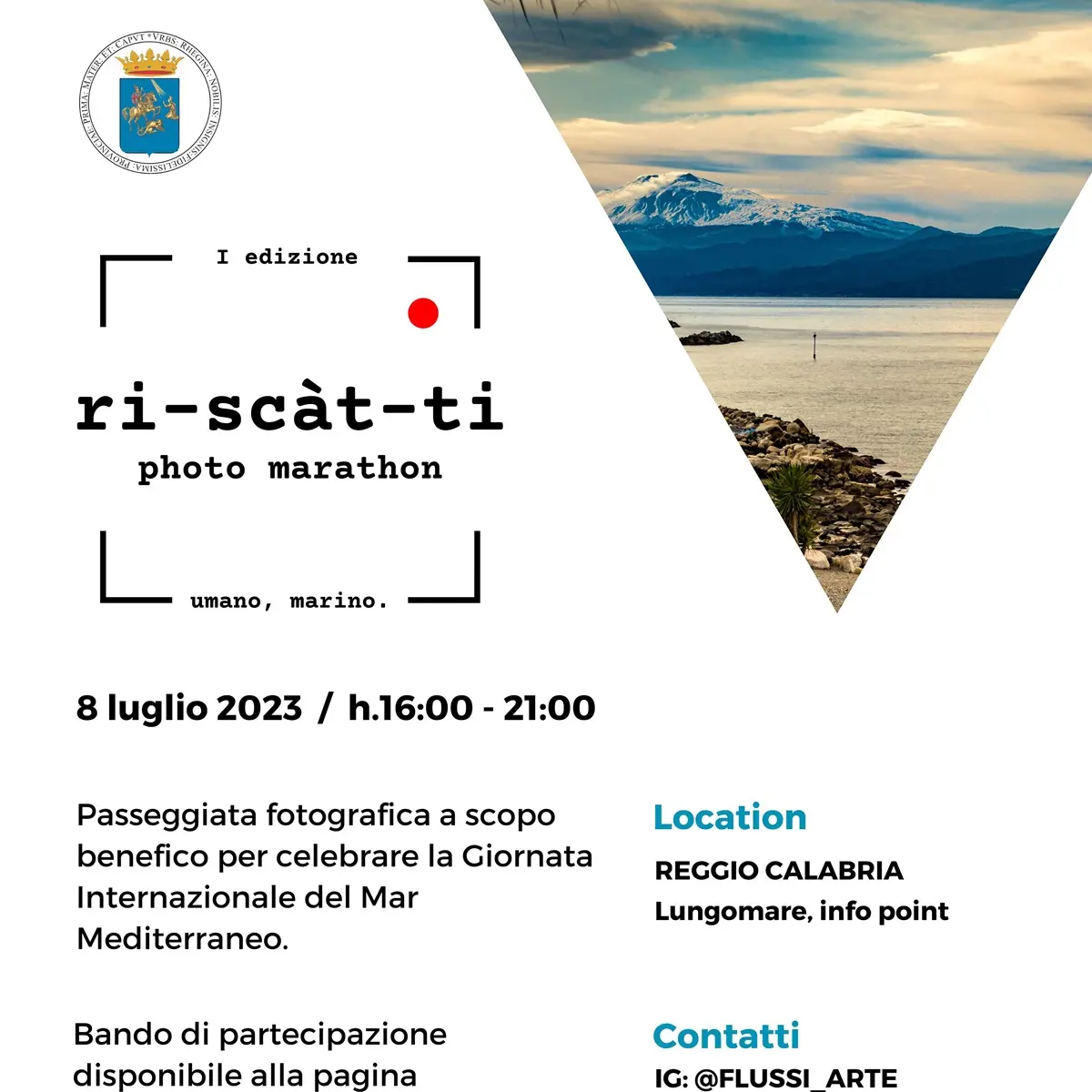 Reggio, sul Lungomare Falcomatà passeggiata fotografica con l'iniziativa \"Riscatti\"