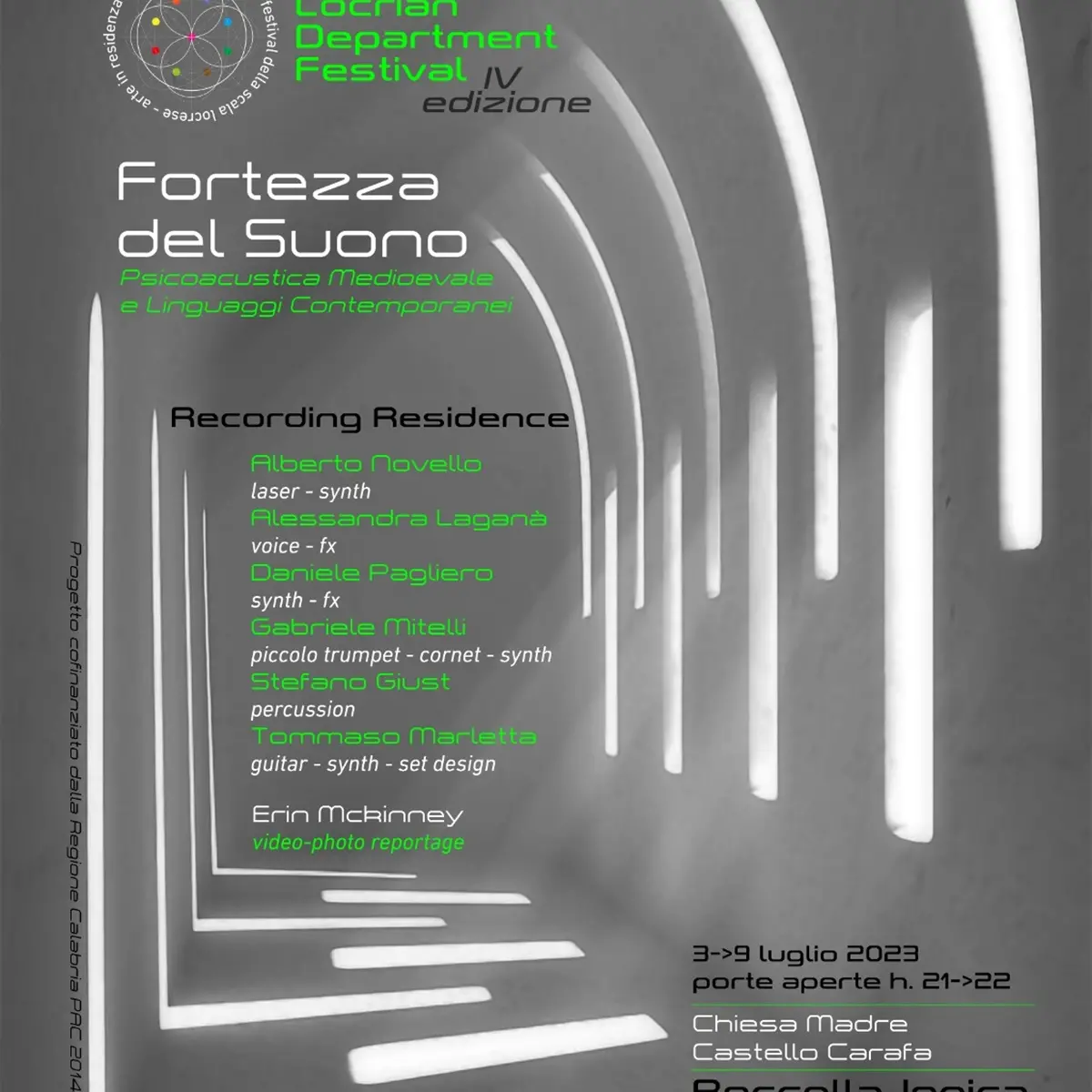 Roccella ionica, IV^ edizione del Festival Locrian Department \"La fortezza del suono\"