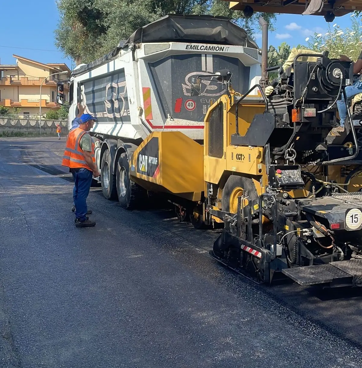 Siderno, lavori in corso sulle strade metropolitane nell'area collinare del Comune