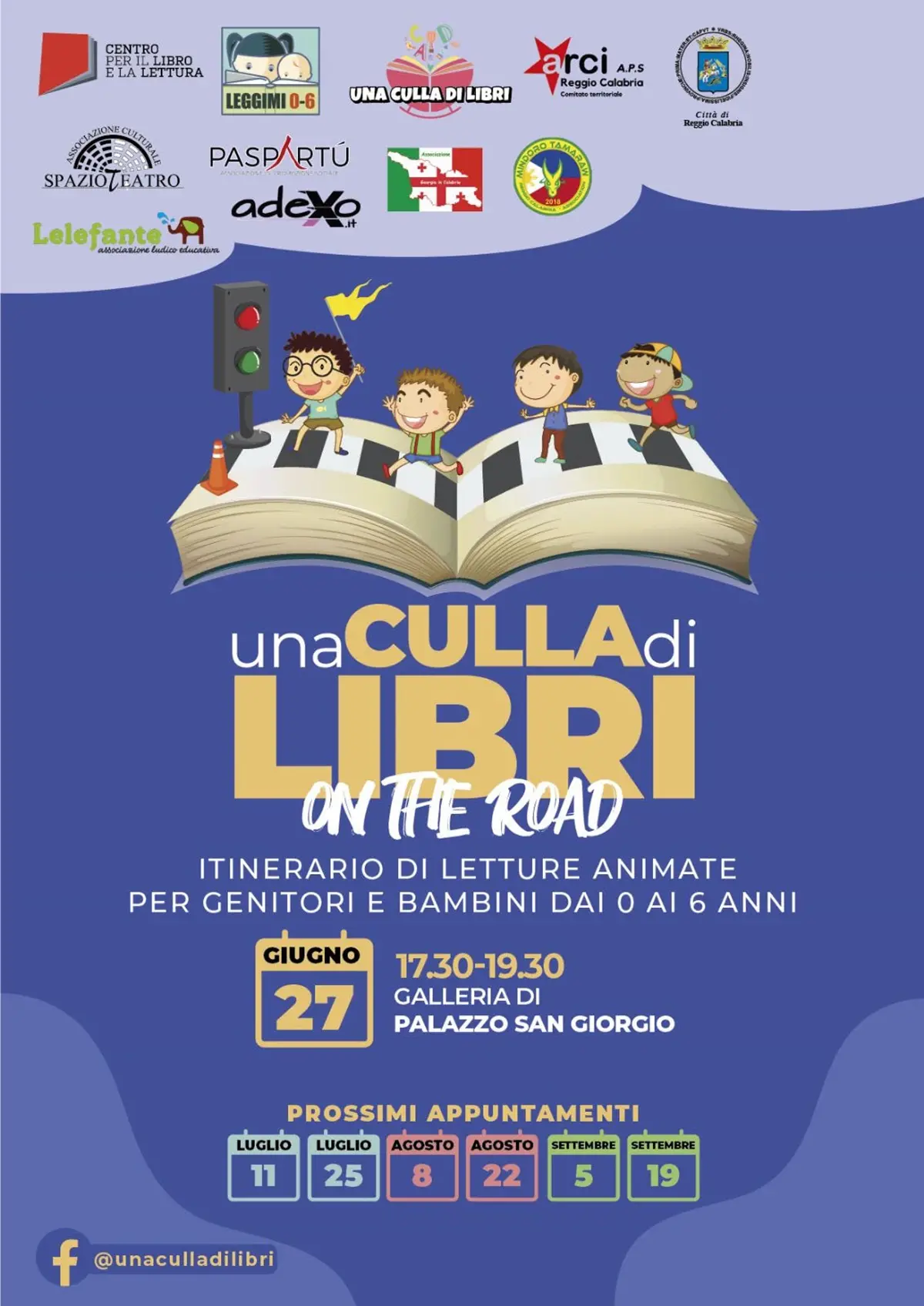 Reggio, a Palazzo San Giorgio secondo incontro di \"Una culla di libri on the road\"
