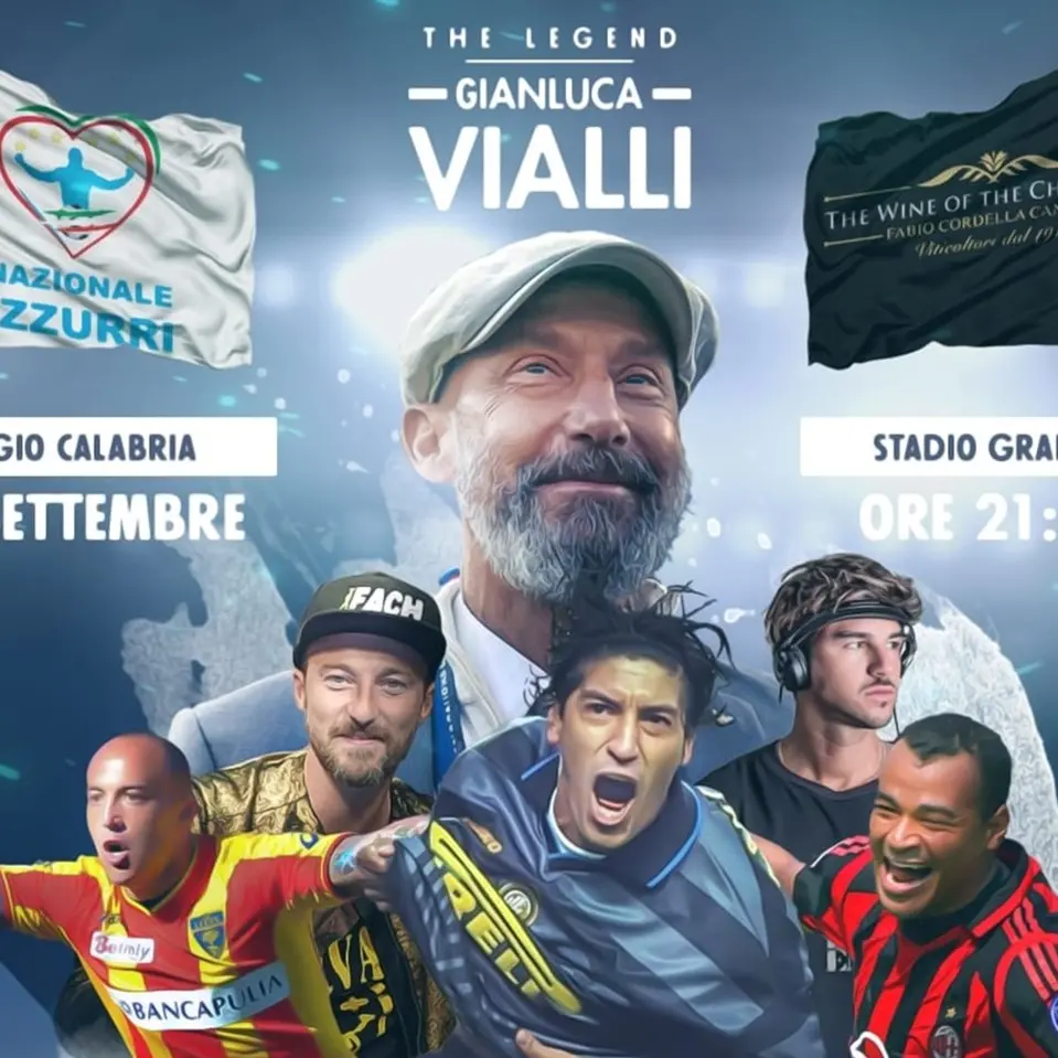 Memorial Gianluca Vialli, il ricavato sarà devoluto per l'aiuto ai bambini autistici